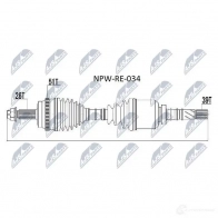 Приводной вал NTY 1437717598 ZTIP SH NPW-RE-034 - Изображение 4