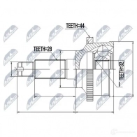 Шрус граната NTY NPZ-MZ-022 1437715862 ROI7 NO - Изображение 2