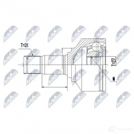 Шрус граната NTY GNBHU W NPW-VV-095 1437718155 - Изображение 2