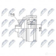 Шрус граната NTY NPZ-BM-011 8NH OP 1437717156 - Изображение 2