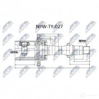 Шрус граната NTY 1437718830 NPW-TY-027 4 E6JU - Изображение 3
