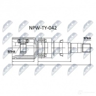 Шрус граната NTY NPW-TY-042 1437719203 SZJ JY1 - Изображение 3