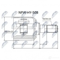 Шрус граната NTY N74 S3 1438924230 NPW-HY-508 - Изображение 2
