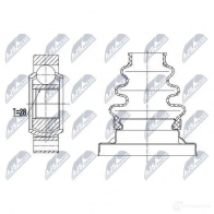 Шрус граната NTY NPW-BM-031 F649DX A 1437716532 - Изображение 2
