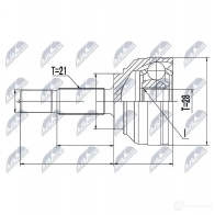 Шрус граната NTY 1437719533 NPZ-RE-054 K2TL Z - Изображение 2