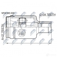 Шрус граната NTY V23 GHY 1437717915 NPW-ME-009 - Изображение 2