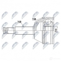 Шрус граната NTY NPZ-FR-041 SQ I2W6 1438924234 - Изображение 2