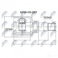 Шрус граната NTY SXU E9LB NPW-FR-007 1437716035 - Изображение 2