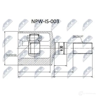 Шрус граната NTY 3UMY X 1437718156 NPW-IS-003