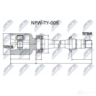 Шрус граната NTY NPW-TY-008 1437718822 9 HMULAS