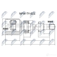 Шрус граната NTY NPW-TY-021 GO EEM0 1438924245 - Изображение 3