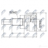Шрус граната NTY 1437719617 NPZ-RE-038 S5Y DX - Изображение 2
