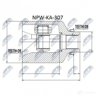 Шрус граната NTY NPW-KA-307 AX AW8 1437717765 - Изображение 3
