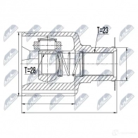 Шрус граната NTY NPW-RE-055 1437716296 74SHR 80 - Изображение 2