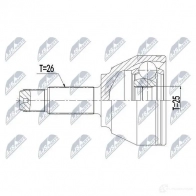Шрус граната NTY NPZ-BM-018 6T NK5 1437716656 - Изображение 2