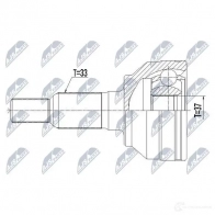 Шрус граната NTY LU1 RO NPZ-CH-024 1437718489 - Изображение 2