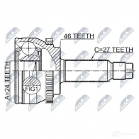 Шрус граната NTY NPZ-KA-359 NOX6 EK 1437716744 - Изображение 2