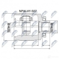 Шрус граната NTY 6BGSC LC 1438924252 NPW-HY-507 - Изображение 2