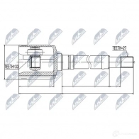 Шрус граната NTY 1437718154 NPW-NS-033 6P CWT - Изображение 3