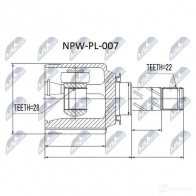 Шрус граната NTY G6 2PIP NPW-PL-007 1438924253 - Изображение 2
