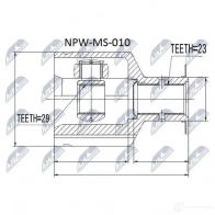Шрус граната NTY 1437716336 W SVIB NPW-MS-010 - Изображение 2