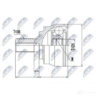 Шрус граната NTY 1437716849 BH7 HS NPZ-VV-020 - Изображение 2