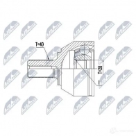 Шрус граната NTY NPZ-VV-024 1437718158 19G 6VFZ - Изображение 2