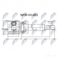 Шрус граната NTY XNYBGR P NPW-VV-001 1437717771 - Изображение 3