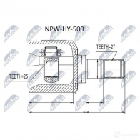 Шрус граната NTY 1437719406 NPW-HY-509 OI 0X9E - Изображение 2