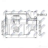 Шрус граната NTY 1437717228 NPW-SB-011 X2 AD2TK - Изображение 2