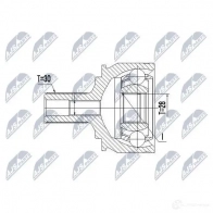 Шрус граната NTY 1437717219 VU0KW J NPZ-ME-028 - Изображение 2