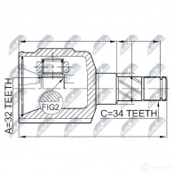 Шрус граната NTY 1437717963 YNP T0 NPW-DW-014 - Изображение 2
