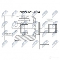 Шрус граната NTY 1437717058 NPW-MS-014 BDUM1 IX - Изображение 2