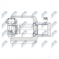 Шрус граната NTY 3 8UY92D 1437717561 NPW-RE-060 - Изображение 2