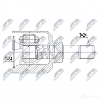 Шрус граната NTY LSGD3A 2 1437717076 NPW-CT-056 - Изображение 2