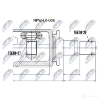 Шрус граната NTY PJ1 GJA NPW-LR-006 Land Rover Discovery