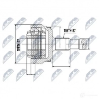 Шрус граната NTY 1437718162 NPZ-ME-017 5H3 7O - Изображение 2