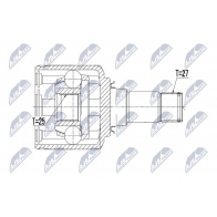 Шрус граната NTY Mercedes B-Class NPW-ME-095 K2S7 S