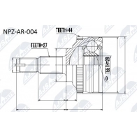 Шрус граната NTY 1 VML142 NPZ-AR-004 1440396276