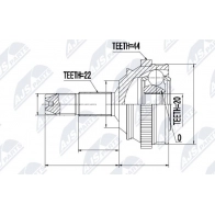 Шрус граната NTY 1RV SZ NPZ-FT-003 1440396396
