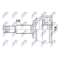 Шрус граната NTY MY848T H Nissan X-Trail (T32) 3 Кроссовер 1.6 dCi ALL MODE 4x4 i (NT32) 130 л.с. 2014 – 2024 NPZ-NS-098