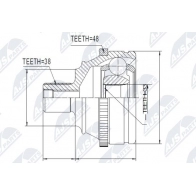 Шрус граната NTY NPZ-VW-006 Volkswagen Transporter (T4) 4 1990 – 2003 C4VE KV