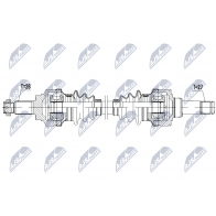 Приводной вал NTY Bmw 3 Gran Turismo (F34) 6 Хэтчбек 3.0 335 i 326 л.с. 2013 – 2014 3YRY23 0 NPW-BM-048