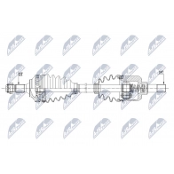 Приводной вал NTY NPW-CT-075 HPY S2O8 Citroen Xsara 1 (N1) Хэтчбек 1.9 D 68 л.с. 1997 – 2000