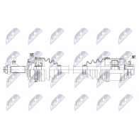 Приводной вал NTY NPW-HY-526 0 8C3Q Hyundai Santa Fe (SM) 1 Кроссовер 2.0 CRDi 113 л.с. 2001 – 2006