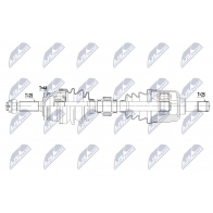 Приводной вал NTY CI35 O NPW-HY-591 Hyundai Elantra (XD) 3 Седан 1.6 107 л.с. 2000 – 2006