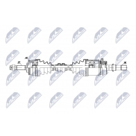Приводной вал NTY Nissan Primera (P12) 3 Седан 1.9 dCi 120 л.с. 2003 – 2007 J5 JDQY3 NPW-NS-157