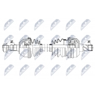 Приводной вал NTY NPW-PL-050 Q4 T5M3Z Opel Astra (H) 3 Универсал 1.7 CDTI (L35) 101 л.с. 2004 – 2010