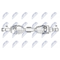 Приводной вал NTY ULV SK Renault Talisman (KP) 1 Универсал 1.6 TCe 200 200 л.с. 2016 – 2024 NPW-RE-176