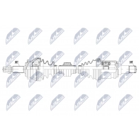 Приводной вал NTY 1440422013 M4Q 75Q NPW-TY-184 - Изображение 2